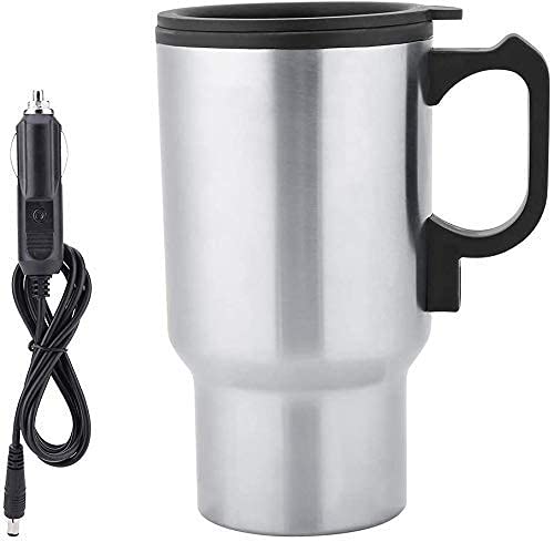 GION Stainless Steel Travel Coffee Mug Review: 12V Car Heating Cup (450 Ml)