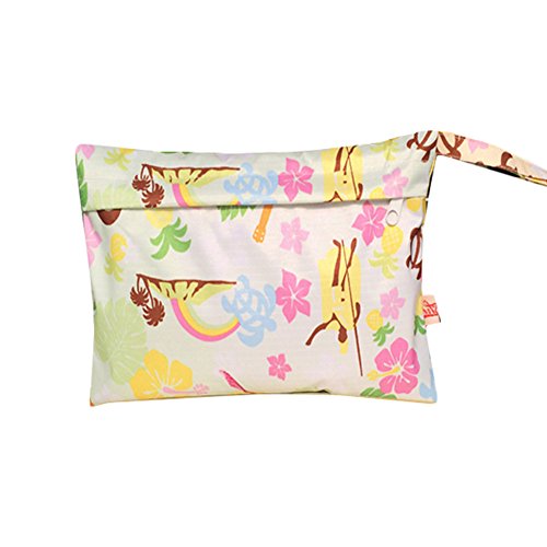 Travel Cloth Diaper Wet Bags Waterproof Diaper Bag Nappy Bag(28*18CM, E)