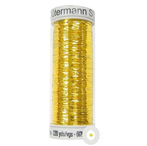 GÜTERMANN Nähgarn / Nähfaden W 331 50 Meter - Farbnr. 24 gold mit Glanzeffekt