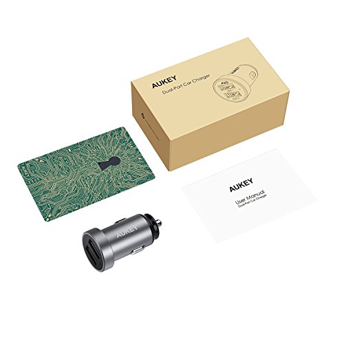 AUKEY CC-S7 Cargador de Coche con Doble Puerto Salida 24W con Cuerpo de Aluminio reviews AUKEY CC-S7 Cargador de Coche con Doble Puerto Salida 24W con Cuerpo de Aluminio