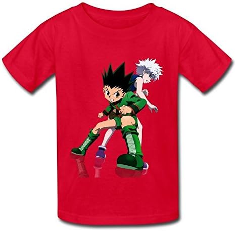 Funny Hunter X Hunter Killua Gon Kids Boys Girls T Shirt Medium