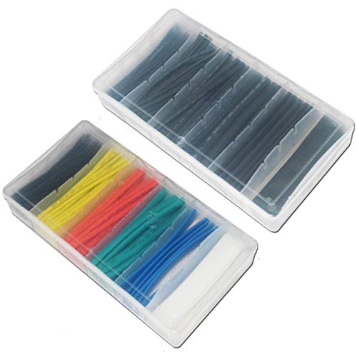 Preisvergleich Produktbild Cikuso Schrumpfschlauch-Set 200-teilig in Kunststoff-Box