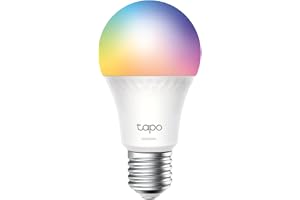 Tapo TP-Link L535E alexa lampa E27, matt certifierad, flerfärgad dimbar smart WLAN-glödlampa, kompatibel med Alexa, Siri eller Google Assistant, energiövervakning, inget hubb krävs