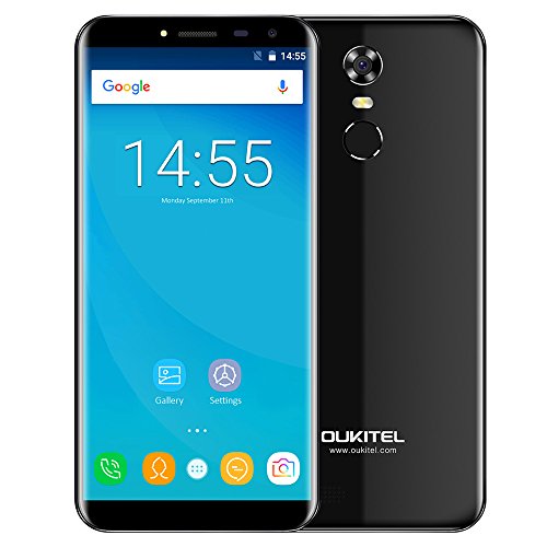 OUKITEL C8 3G Phablet 5.5 Pulgadas Pantalla de Arco 2.5D Android 7.0 Smartphone MTK6580A 1.3GHz Quad Core 2GB RAM 16GB...