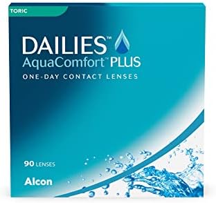 Dailies AquaComfort Plus Toric lenti a contatto giornaliere | 90 lenti | BC 8.8 mm | DIA 14.4 mm | CYL -01.25 | asse 170 | -01.50 diottrie