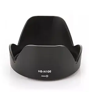 T-GO HB-N106 Bayonet Lens Hood for Nikon 18-55mm f/3.5-5.6G VR AF-P DX, Nikon 18-55mm f/3.5-5.6G VR AF-P DX, 10-100mm f/4.0-5.6 Lens