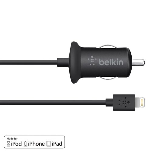 Belkin Kfz-Ladegerät (2100 mAh, inkl. 1,2 m Lightning-Kabel, geeignet für iPhone 5/5c/5s, iPhone 6/6s/6 Plus/6s Plus, iPhone 7/7 Plus, iPhone SE, iPad Air 2, iPad Pro) schwarz - 2