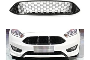 Bruce & Shark Auto Griglia Abs Gloss Black Honeycomb Front Bumper Griglia Griglie anteriori per ford Focus 2015-2016