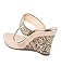Bruno Manetti Women's Golden Faux Leather Wedges