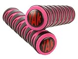 YAK Replacement Scooter Handlebar Grips - Pink/Black Zigzag