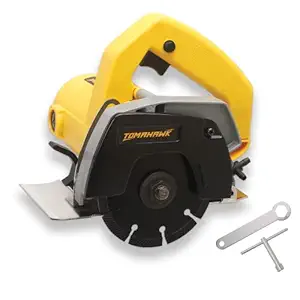 TOMAHAWK TCM8A Marble Cutter  Multipurpose Cutter Machine for Marble, Granite, Wood, Stone  11000rpm 1050W Marble Cutter Machine  110mm Cutter Blade Capacity - Includes T-Spanner and Flat Spanner