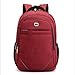 Produktbild WJH Business-Rucksack, große Kapazität Computer Umhängetasche Wasserdichte Anti-Diebstahl Outdoor-Freizeit Reiserucksack, Multifunktions-Büro-Handtasche für Männer und Frauen,Red