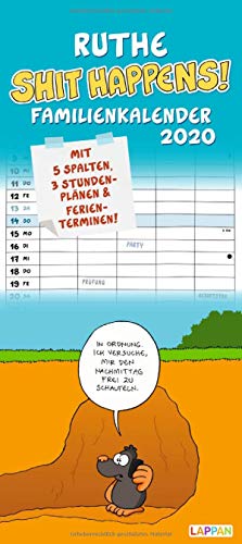 Ruthe - Shit happens! Familienkalender 2020