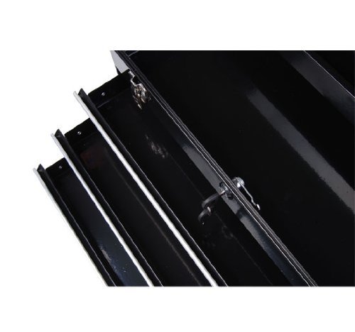 Homcom® Werkzeugkasten Werkzeugkoffer Werkzeugkiste Metall 540x290x220mm schwarz - 6