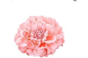 ZUMUii Butterme Clip Multicolor in Chiffon Fiori Petalo Clip Clip Bow Clip Barrettes Accessori Alligator Clip Bambini Headwear Copricapo Flower Bow Hairclip (Arancione Rosa)