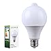 Produktbild Edison Schraube Licht E27 9W LED 18X5730 SMD LEDs PIR Bewegungs sensor Lampe Energiespar Lampen mit automatisch ein und ausgeschaltet Eigenschaften (AC 85-265V, 810lm, Warmweiß 3000K)