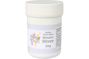 CULPITT Colour Splash Edible Food Paint - Metallic Silver