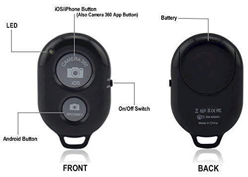 Phone Stativ,42 Zoll Leichtes Aluminium Telefon Kamera Stativ fÃ¼r Handy-Stativ Universal Smartphone Halter Mount mit Bluetooth FernauslÃ¶ser und Flexible & Hard Stand (Silber)