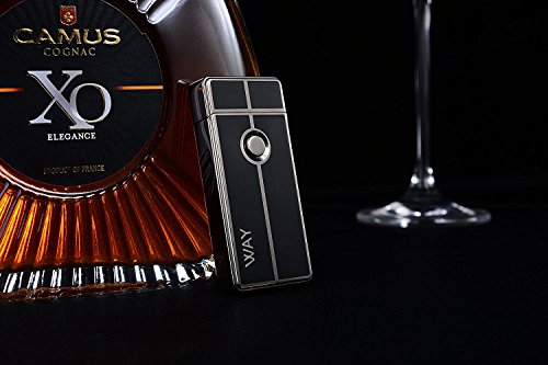 Elektronisches Lichtbogen Feuerzeug X, VVAY Double Arc Lighter, Elektro Feuerzeug Usb , Zigarette Feuerzeug (schwarz) - 2