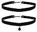 Valentine Gifts : YouBella Black Choker Combo of Two Necklace Jewellery For Girls/Women RS.195.00