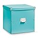 Produktbild Zeller 17864 Aufbewahrungsbox, Pappe, aqua 33.5 x 33 x 32 cm