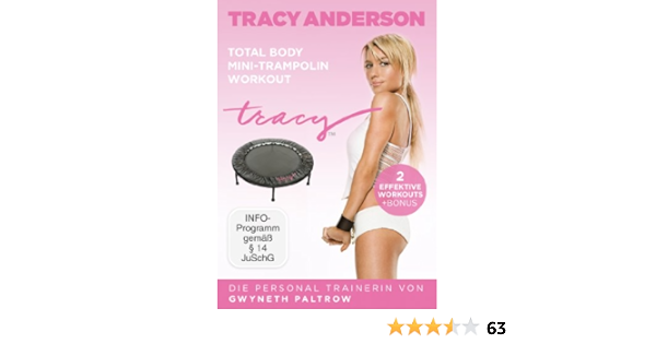 Die Tracy Anderson Methode Total Body Mini Trampolin Workout Amazon Co Uk Dvd Blu Ray