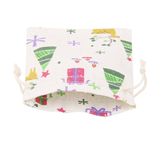 Gunstig Fenical 10 X Kordelzugbeutel Naturleinen Jute Sackchen - fenical