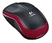 Produktbild Maus LOGITECH M185 Cordless rot/schwarz LOGITECH iTech USB Nano Receiver