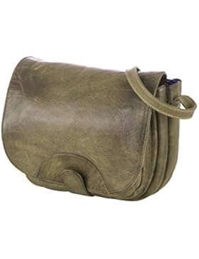 Rada Nature Überschlagtasche 'Fucecchio' echt Leder Handtasche in verschiedenen Farben