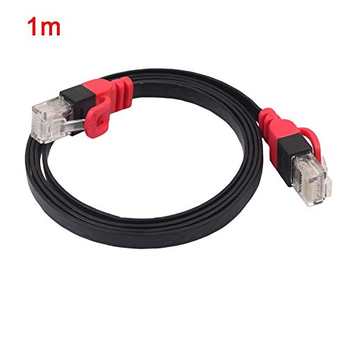 Preisvergleich Produktbild Purebesi Cat6 Ethernet Kabel-Vergoldeter Stecker Flaches RJ45-Kabel
