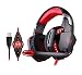Produktbild Headset 7,1 Gaming Computer Gaming Headset, PS4 Xbox One Wired Headset Für Laptop, PC, Mac, Ipad, Smartphone, Stereo-Surround-Rauschunterdrückung LED-Lichtvolumen Steuerung Mit Mikrofon,Red
