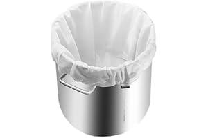 HUGWAIT Filtro de Cocina Reutilizables 40x46cm, Colador de Cerveza Malla Fina con Cordón, Colador Tela para Cerveza y Leche Vegetal, Filtro de Tela Yogurt Strainer Ideales para Vino, Lúpulo, Queso, Yogur (3)