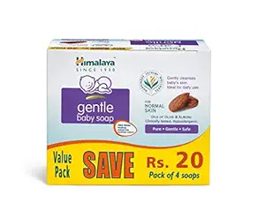 Himalaya Gentle Baby Soap Value Pack, 4 * 75g
