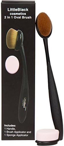 LittleBlack cosmetics 2 in 1 Oval Brush