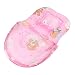 Jr.White Infant Travel Bed - Portable Folding Travel Crib Bed Canopy Mosquito Net Tent With Pillow (Pink)