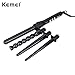 Produktbild Kemei KM - 4083 4 in 1 Make-up Lockenwickler Roller abnehmbare Lockenstab konische Lockenstab Set
