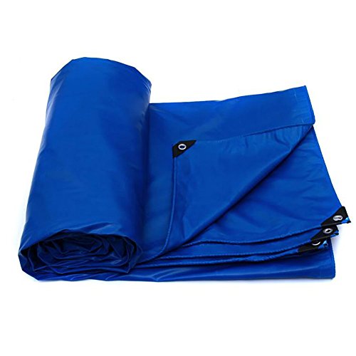 Preisvergleich Produktbild LFF- Starke Plane wasserdichtes regendichtes blaues rotes Sonnenschutz-Planen-Blatt im Freien (Farbe : Blue, größe : 3X3M)