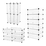 Songmics 6 Ebenen Schuhregal Schuhschrank Schuhablage Schuhständer Sideboard Regalsystem Weiß 107 x 50 x 37 cm LPC06W - 8