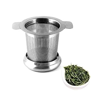 Infuseurs à Thé En Inox Avec Filtre Fin - Lot De 2, Réutilisables, 17cm, Pour Thé En Vrac Sans Résidus