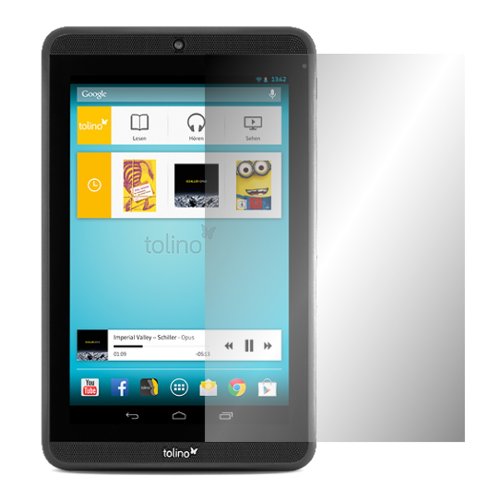2 x Slabo Displayschutzfolie Tolino Tab 7.0 Displayschutz Schutzfolie Folie "Crystal Clear" unsichtbar MADE IN GERMANY