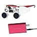 Produktbild Roeam Tragbare Lupe Portable 3.5X 420mm chirurgische medizinische Binokularlupen optisches Glas Headset Lupen + 3W LED-Scheinwerfer