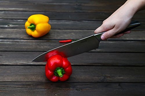 Aicok Kochmesser, High Carbon Edelstahl Messer Asiatischer Art, Scharfes Küchenmesser Mit Premiumklinge - 3