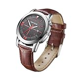 MESST Intelligenter Sport, Support Bluetooth Einteilige Sportwache, Dustproof and Waterproof, Call Reminder, geeignet für Schwimmen, Laufen, Etc,Brown