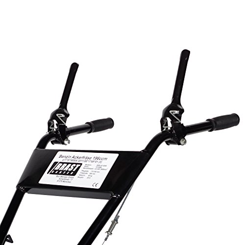 BRAST Benzin Gartenfräse Ackerfräse Motorhacke Bodenfräse 196ccm 4,8kw (6,5PS) - 4