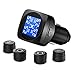 Produktbild CHGeek Reifendruckkontrollsystem TPMS, Auto drahtloses Zigaretten Reifendrucksensor mit 4 externen Sensoren, Realzeit LCD Anzeige (Reifendruck und Temperatur Messgerät) für Auto, SUV und mehr