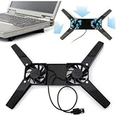 Diz&uuml;st&uuml; Bilgisayar Soğutucu Laptop Soğutucu 2 Fanlı Mini USB Bağlantılı Plastik Ayak