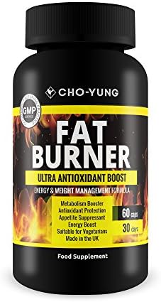 Cho-Yung Fat Burner with Raspberry Ketone, Green Tea, Acai &amp; Grapefruit Extracts - Effective &amp; Safe Formula