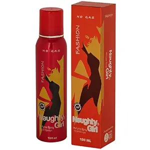 Naughty Girl FASHION No Gas Perfume spray for Women- 150ml