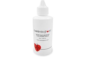 CARDIO SPORT Cardiosport EKG-Gel Pulsmesser leitfähiges Elektrodengel, 120 ml, verbessert die Leistung aller Herzfrequenzmessgeräte