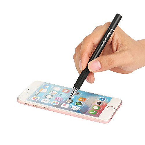 Active Eingabestift, FusionTech® Slim Lang 2 in 1 kapazitiver Eingabestift Touch Pen [Präzisions Stylus], Universal Präzise Touch Bildschirm Sensitive Stylus Stifte mit feiner Faser Tipps, für alle Smartphones, Samsung Tablets, Kindle Fire, Apple iPad, Android Gerät, Google Nexus, Samsung Galaxy, HTC [1-Pack] - 5